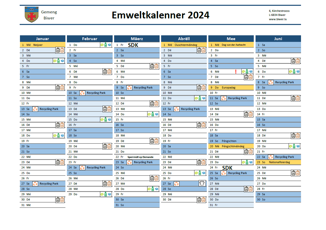 Emweltkalener 2023