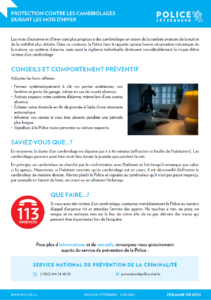 Conseils de la Police Grand-Ducale pour la saison hivernale